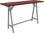 Safco Spark Teaming Table, 24" x 72", Biltmore Cherry (SPK7224SLBMCH)