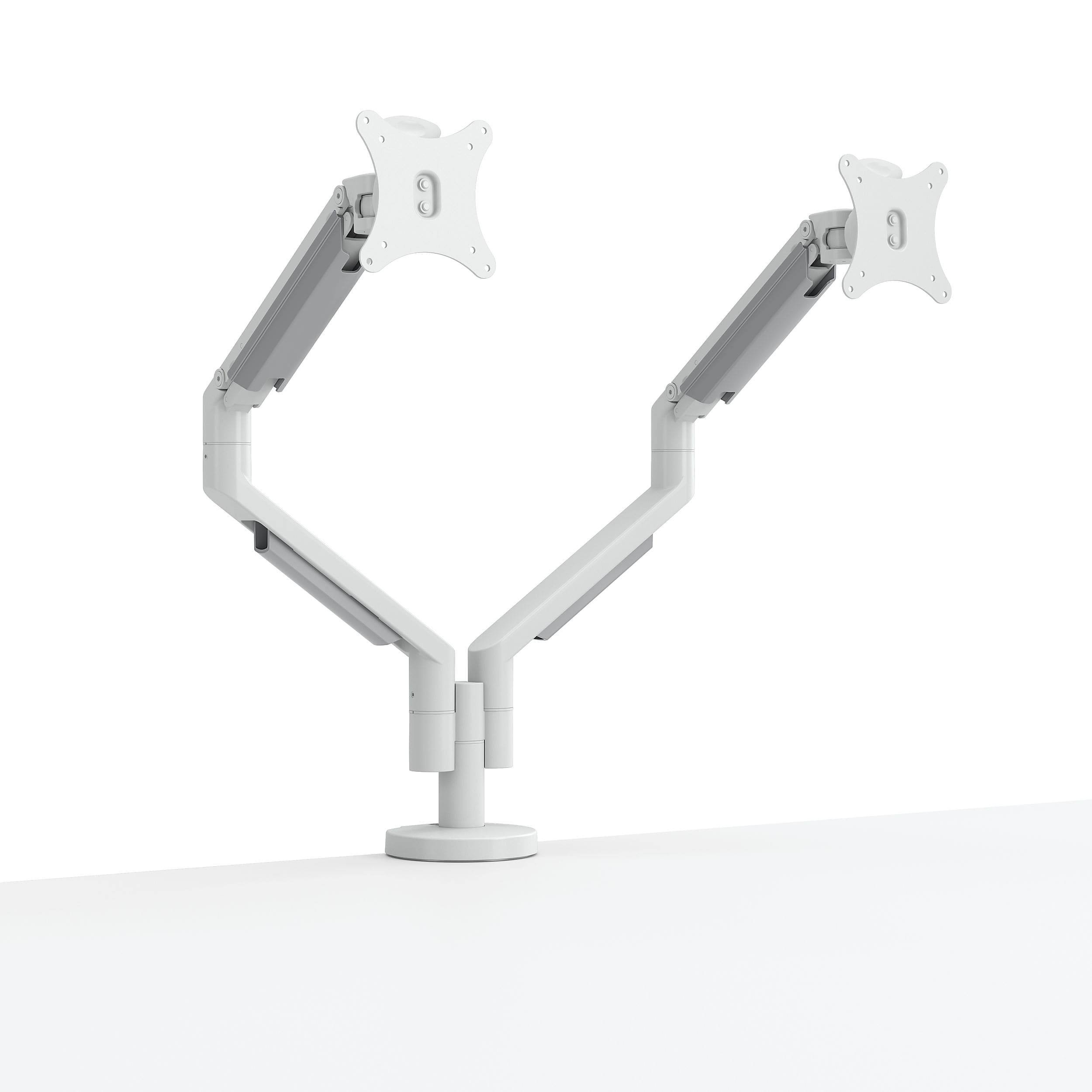 HON Dual Dynamic Monitor Arm, Silver Finish