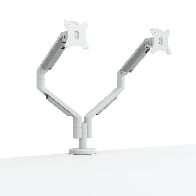 HON Dual Dynamic Monitor Arm, Silver Finish