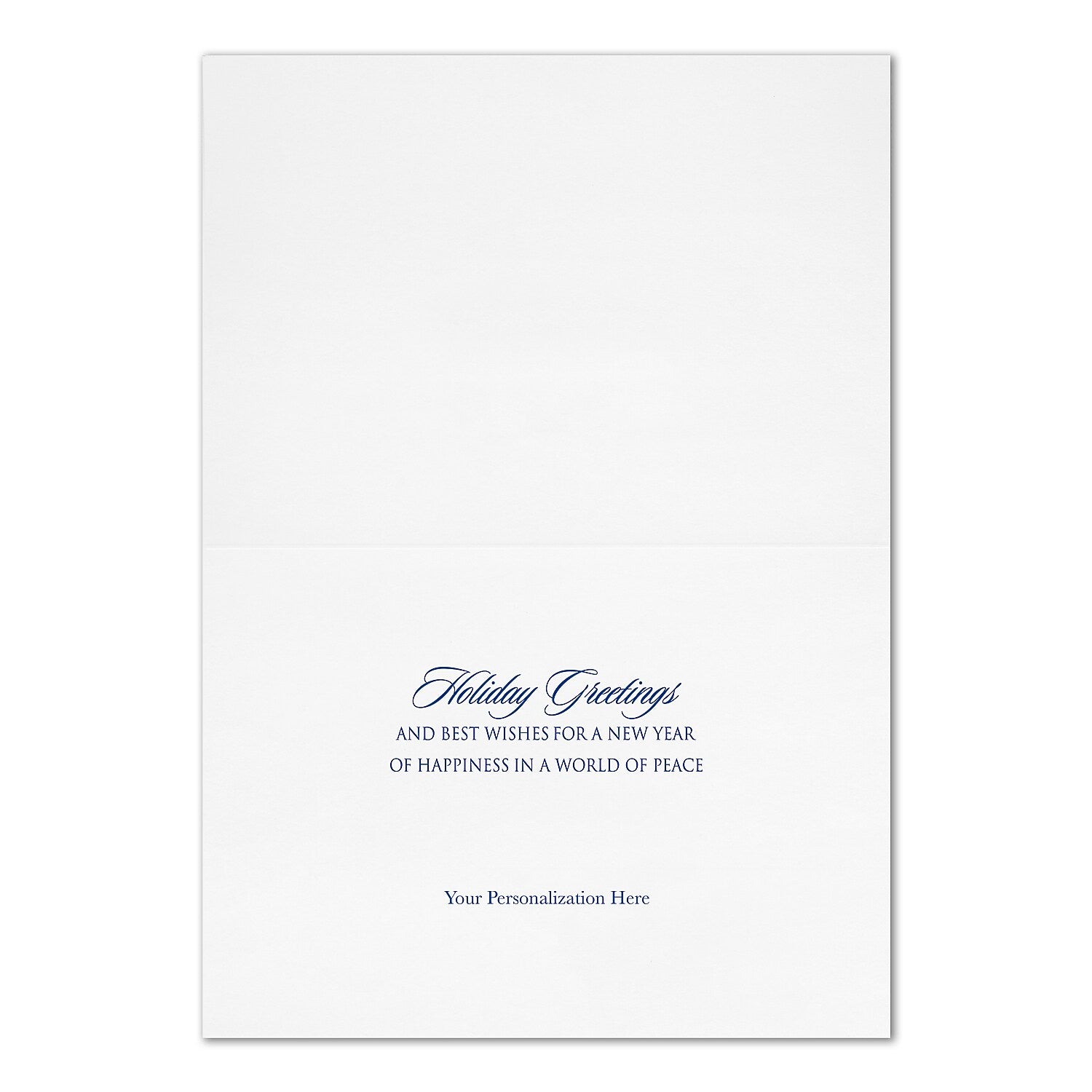 "Snowy Serenity" Holiday Card w/ Silver Lined White Envelope, 400/BX