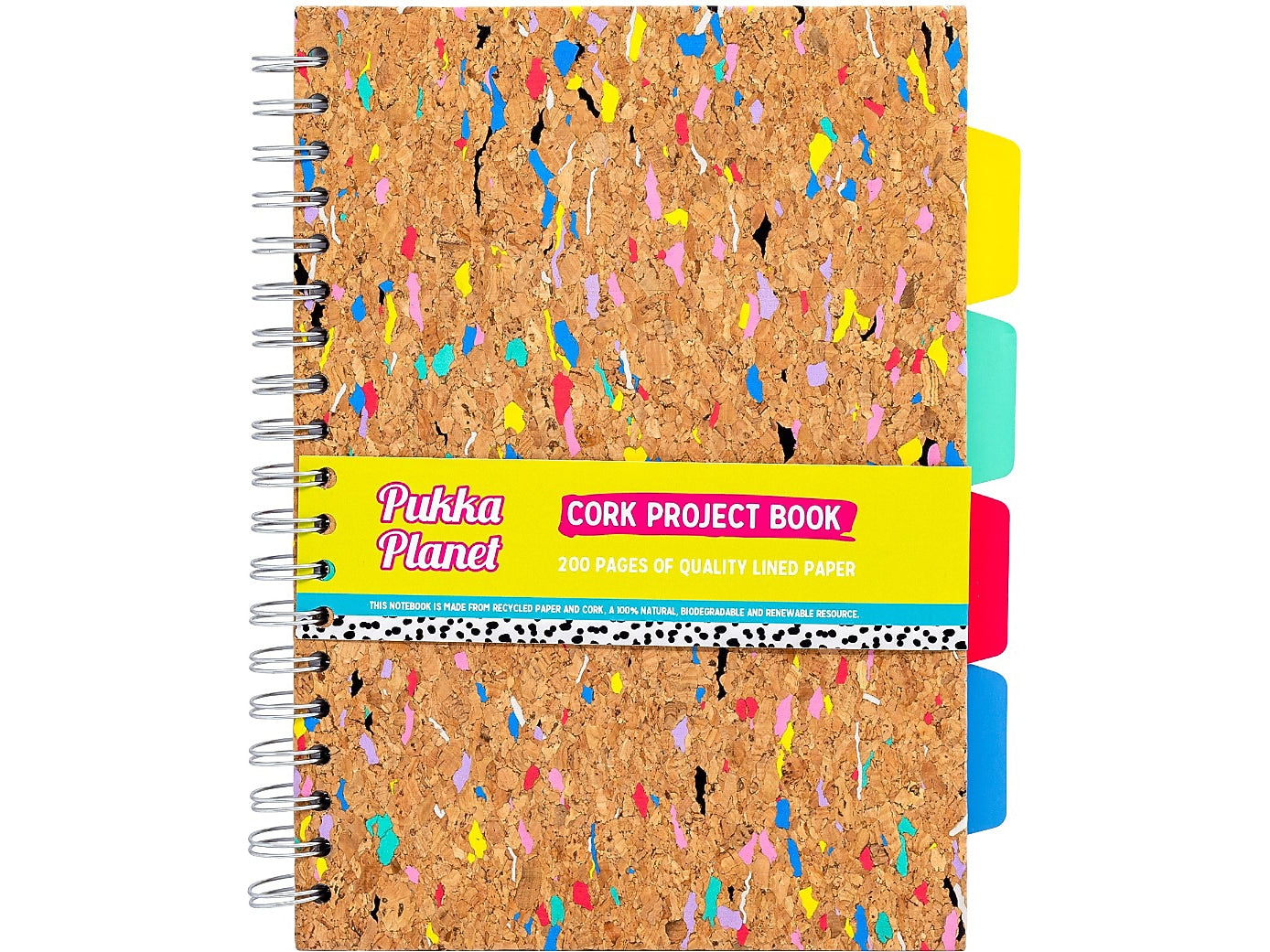 Pukka Pad Planet Project Book, 7.13" x 10.12", Wide-Ruled, 100 Sheets, Multicolor (9856-SPP)