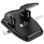 Staples 2-Hole Punch, 28 Sheet Capacity, Black (26637-CC)