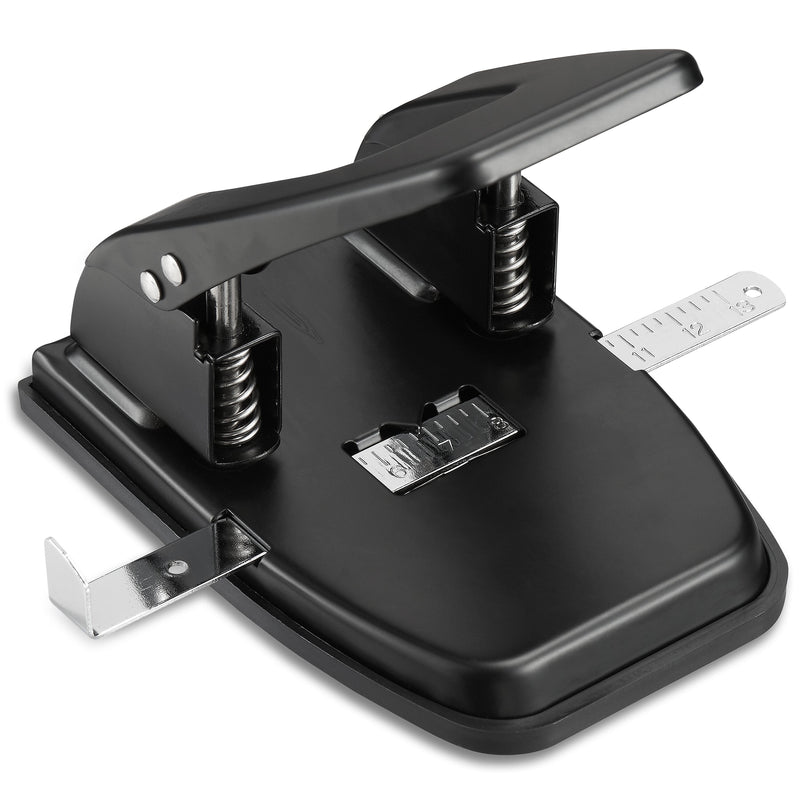 Staples 2-Hole Punch, 28 Sheet Capacity, Black (26637-CC)