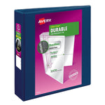 Avery 2" 3-Ring View Binders, Slant Ring, Navy Blue (17034)