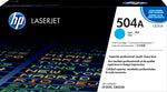 HP 504A Cyan Standard Yield Toner Cartridge, Prints Up to 7,000 Pages (CE251A)