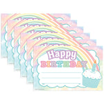 Teacher Created Resources Pastel Pop Happy Birthday Awards, 25/Pack, 6 Packs/Bundle (TCR8447-6)