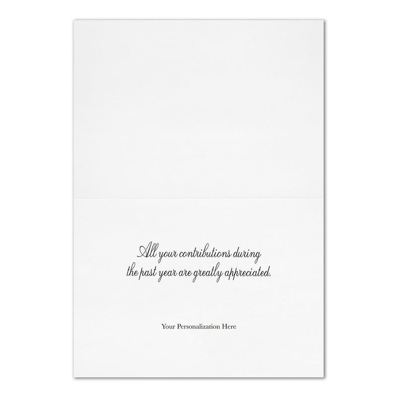 "Many Cheers" Congratulations Card w/ Silver Lined White Envelope, 25/BX