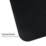 Mind Reader Hard Floor Chair Mat with Lip, 36" x 48'',Set of 2, Black (2OFFCMAT-BLK)
