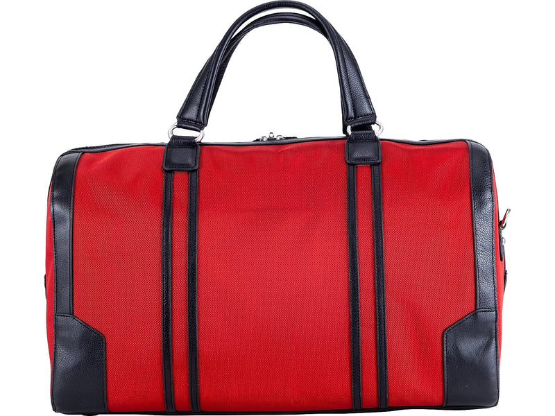 McKlein Kinzie 20.5" Nylon Weekender Duffel, Red (78196)