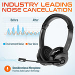 Delton Work Anywhere 30X Wireless Noise Canceling Bluetooth Over-the-Ear Headset Kit (DBND4WLS30X)