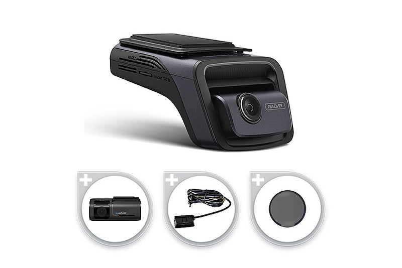 Thinkware U3000 4K UHD Dash Cam and Rear Camera, GPS & Wi-Fi (TW-U3000D64CO)