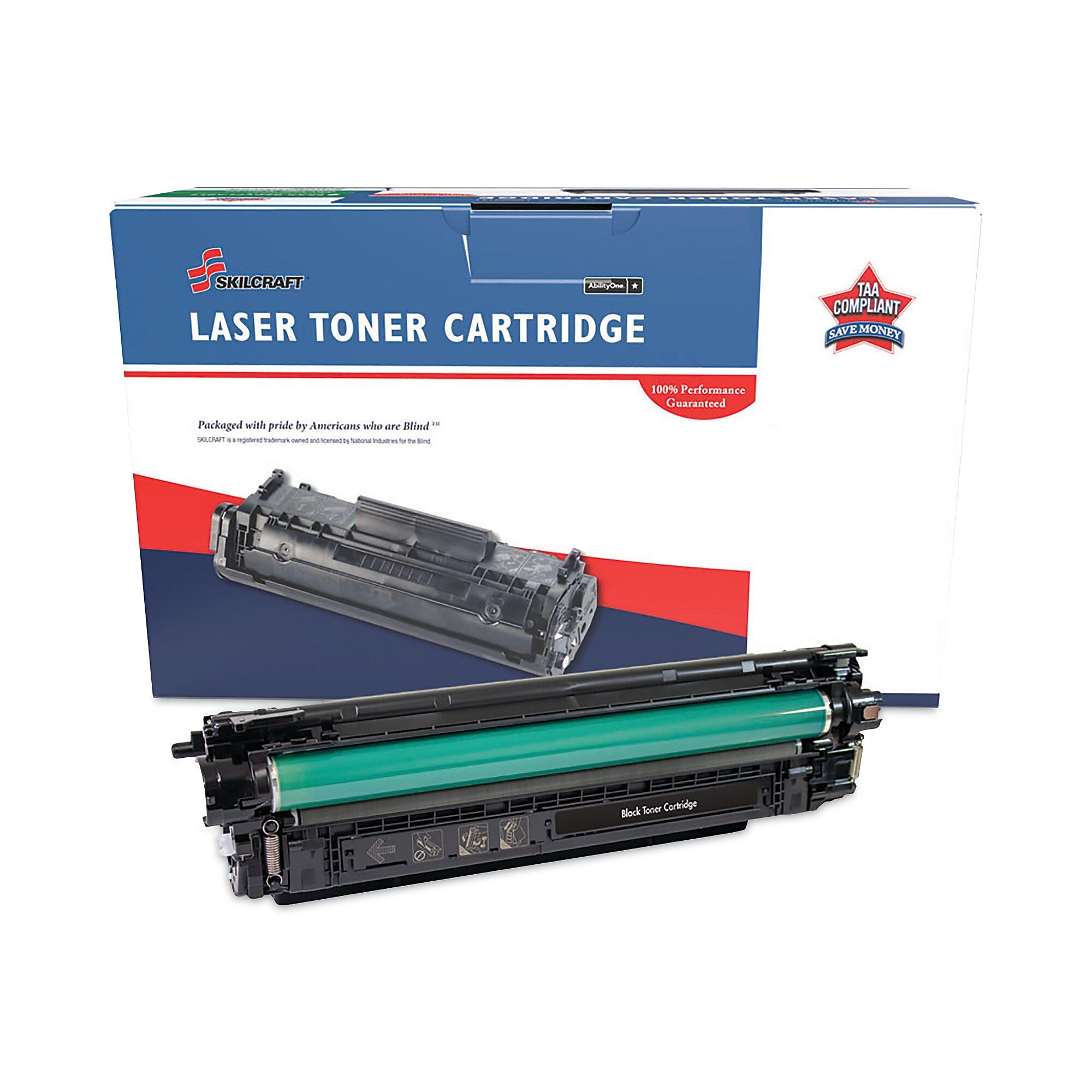 AbilityOne 7510016961570 Remanufactured CF450A (655A) Toner, 12,500 Page-Yield, Black (NSN6961570)