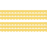 Teacher Created Resources Border Trim, 2.19" x 2.92', Composition Yellow Scalloped, 12/Pack, 6 Packs/Bundle (TCR9315-6)