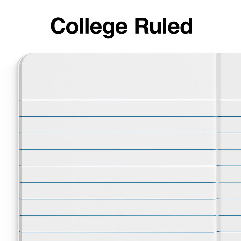 Staples 1-Subject Composition Notebooks, 3.25" x 4.5", College Ruled, 80 Sheets, Assorted Colors, 2/Pack (ST17501C)