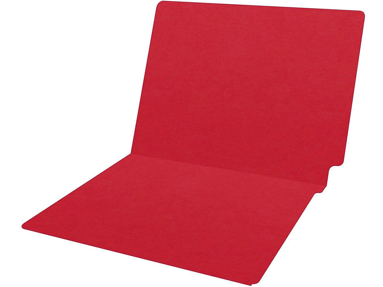 Medical Arts Press Heavy-Duty End Tab File Folder, Straight Cut, Letter-Size, Red, 40/Box (S-09458-RED)
