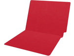 Medical Arts Press Heavy-Duty End Tab File Folder, Straight Cut, Letter-Size, Red, 40/Box (S-09458-RED)