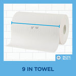 Pacific Blue Ultra Hardwound Paper Towels, 1-ply, 400 ft./Roll, 6 Rolls/Carton (26610)