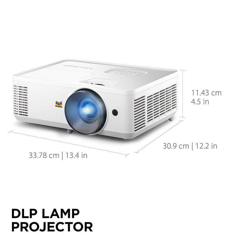 ViewSonic DLP Home and Business Projector, White (PA503HD)
