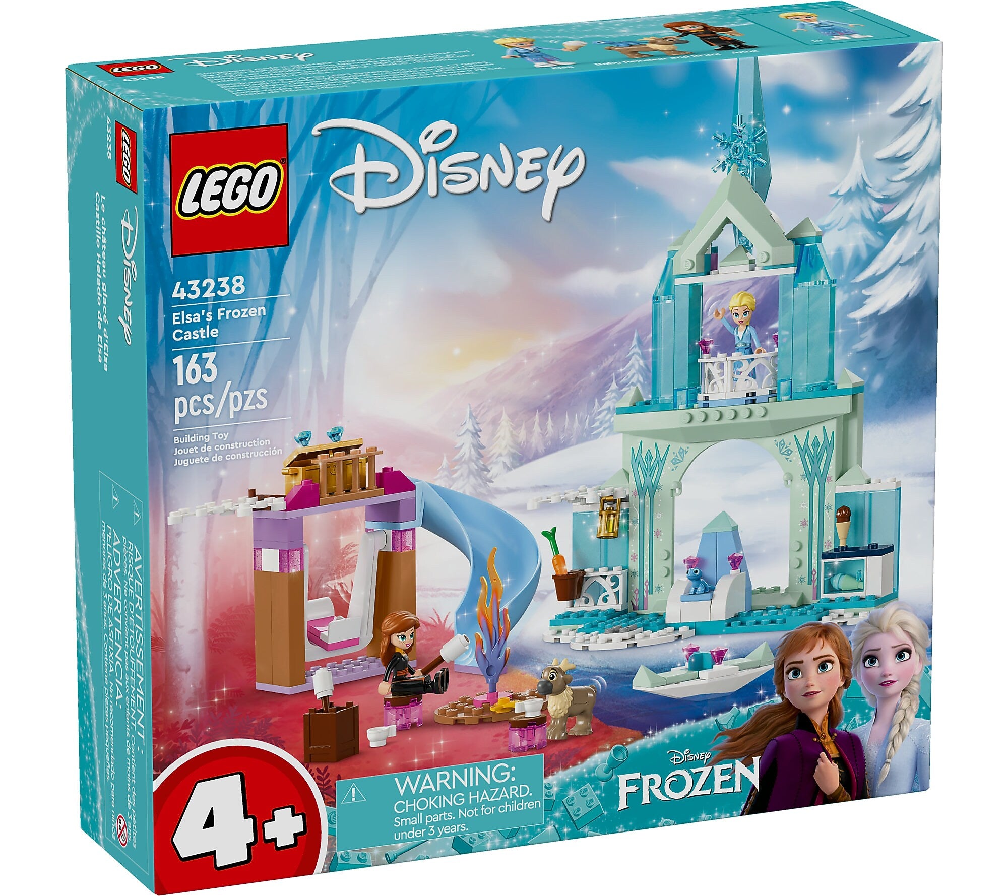LEGO Disney Princess Elsas Frozen Castle, 163 Pieces (43238)