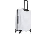 DUKAP Adly 3-Piece Hardside Spinner Luggage Set, TSA Checkpoint Friendly, White (DKADLSML-WHI)