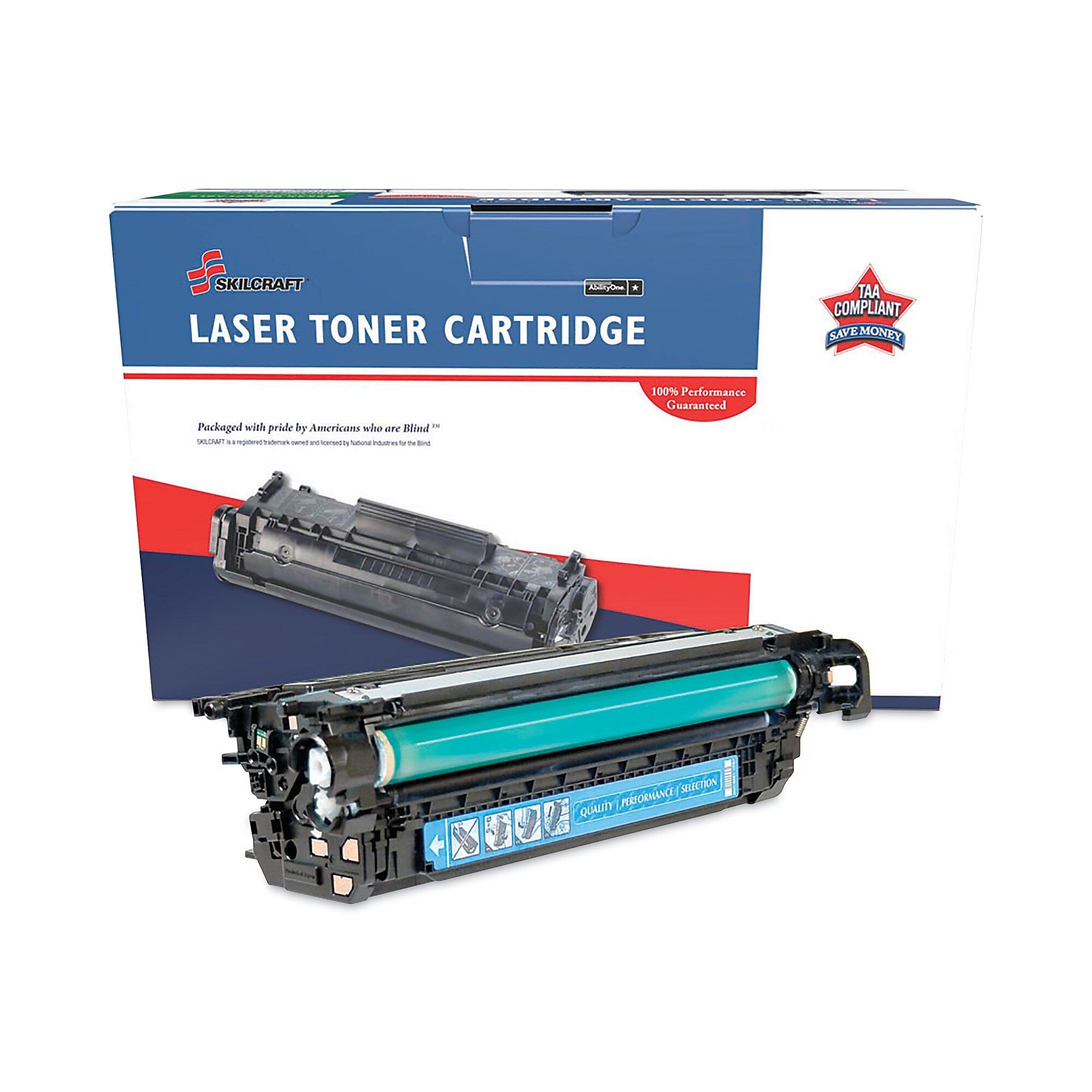 AbilityOne 7510016962210 Remanufactured CF031A (646A) Toner, 12,500 Page-Yield, Cyan (NSN6962210)