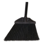 Boardwalk 11.5" Polyethylene Terephthalate Bristle Flagged Angled Broom, Black (6410-6-BWK)