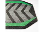 Anji Mountain Rug'd Prizm Green Carpet & Hard Floor Chair Mat, 36" x 48", Gray/Green (AMB9106)