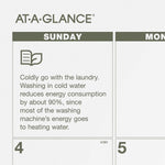 2026 AT-A-GLANCE Recycled 21.75" x 17" Monthly Desk Calendar, Green/Black (SK32G-00-26)