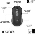 Logitech Signature Slim MK955 Wireless Keyboard and Mouse Combo, Graphite (920-012427)