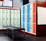 AdirOffice 72'' 3-Tier Misty Green Storage Locker (ADI629-203-MGRN)