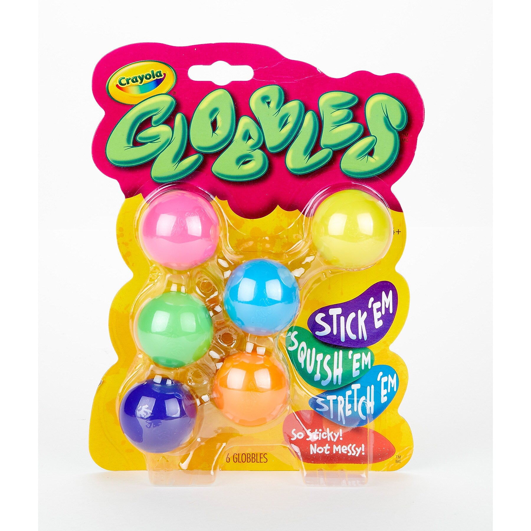 Crayola Globbles Fidget Toy, 6/Pack, 3 Packs/Bundle (BIN747294-3)