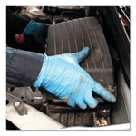 GloveWorks by AMMEX Industrial Nitrile Gloves, Powder-Free, 5 mil, Blue, Large, 100 Gloves/Box, 10 Boxes/Carton