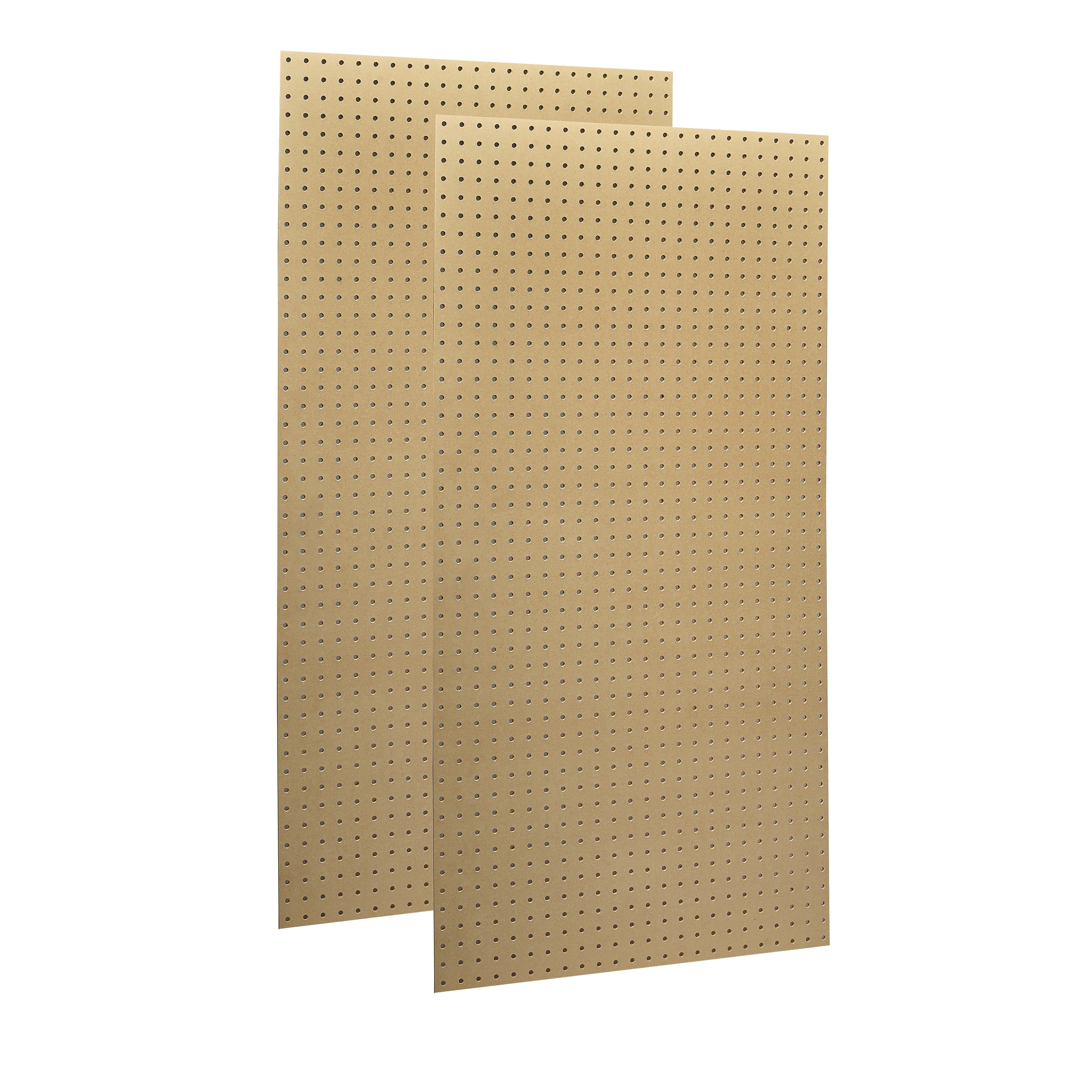 Triton Products Heavy Duty Hardboard Round Hole Pegboards, Set of 2 (TPB-2N)