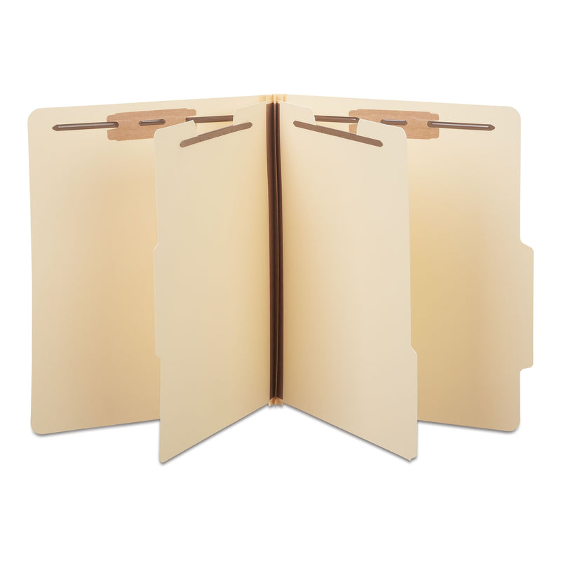 Staples® Classification Folder, 2-Dividers, 2 1/2" Expansion, Letter Size, Manila, 10/Box (ST384872/384872)
