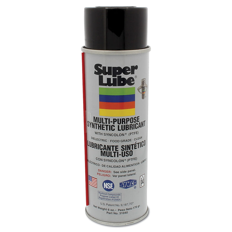 Super Lube 6 oz. Multi-Purpose Synthetic Lubricant with Syncolon (NLGI2), 12/Case (31040)
