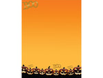 Great Papers Boo Jack-o'-Lanterns Holiday Letterhead, Orange/Black, 25/Pack (2023036)