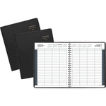2026 AT-A-GLANCE 8.5" x 11" Calendar Year Daily Appointment Book, Faux Leather Cover, Black, 2/Set (70-212-05-26)