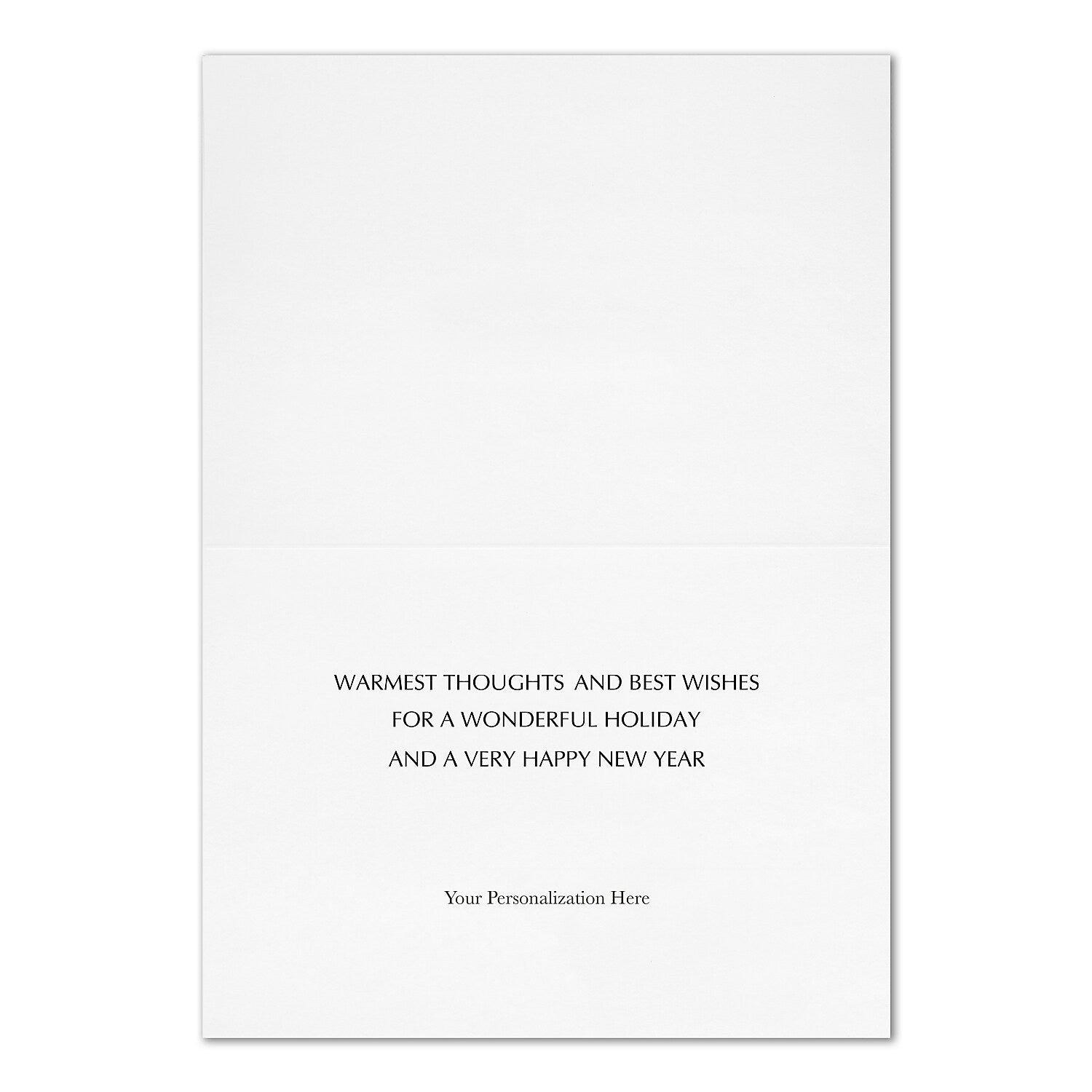"Circle of Greetings" Holiday  Card w/ Silver Lined White Envelope, 250/BX