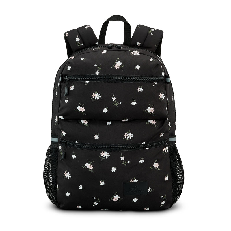 High Sierra Everclass Laptop Backpack, Medium, Floral/Black (150917-A628)