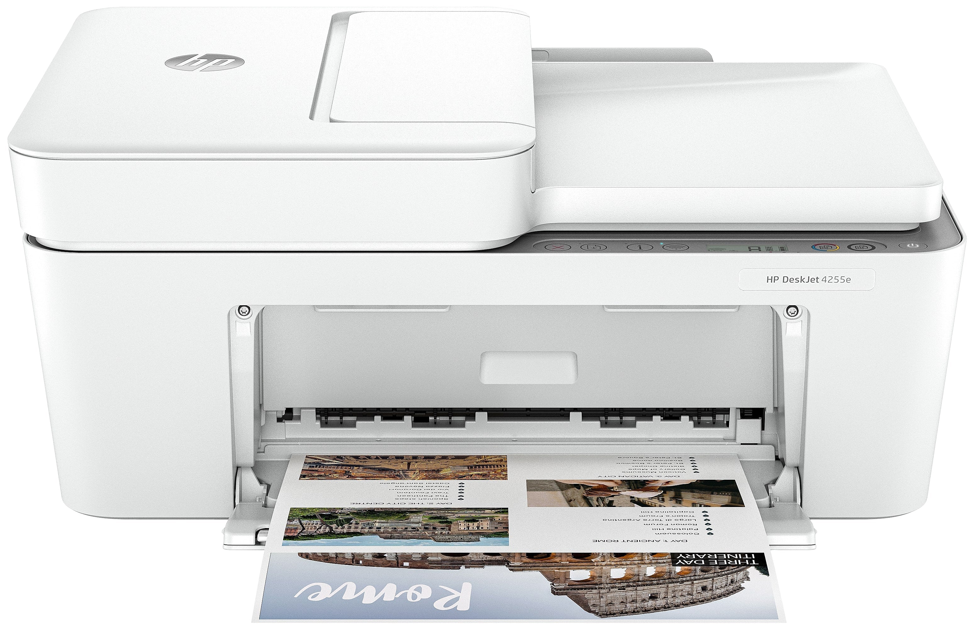 HP DeskJet 4255e Wireless Color All-In-One Inkjet Printer, Print, Scan, Copy, Best for Home, 3 Months FREE Ink (588S6A)
