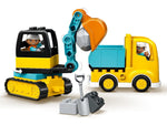 LEGO DUPLO Truck & Tracked Excavator Building Set (10931)