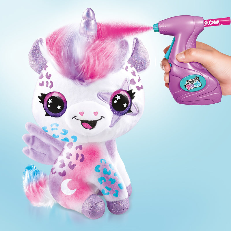 Style 4 Ever Airbrush Plush Glow in the Dark Unicorn (228330-8)