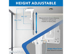 Mount-It! Tilt and Swivel Flip-down Ceiling TV Mount, 44 lbs. Max. (MI-4225WHT)