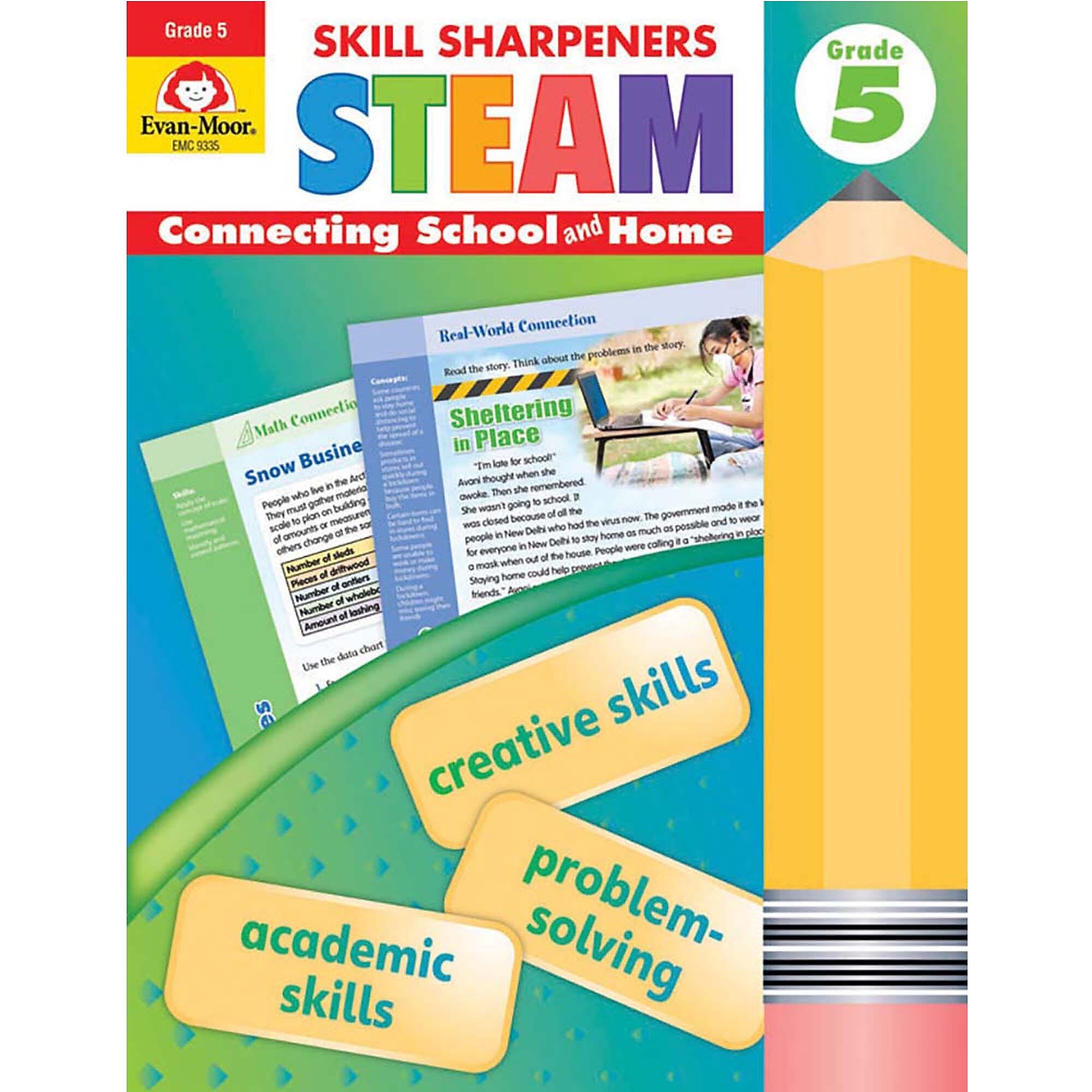 Evan-Moor Educational Publishers Skill Sharpeners STEAM, Grade 5 (EMC9335)