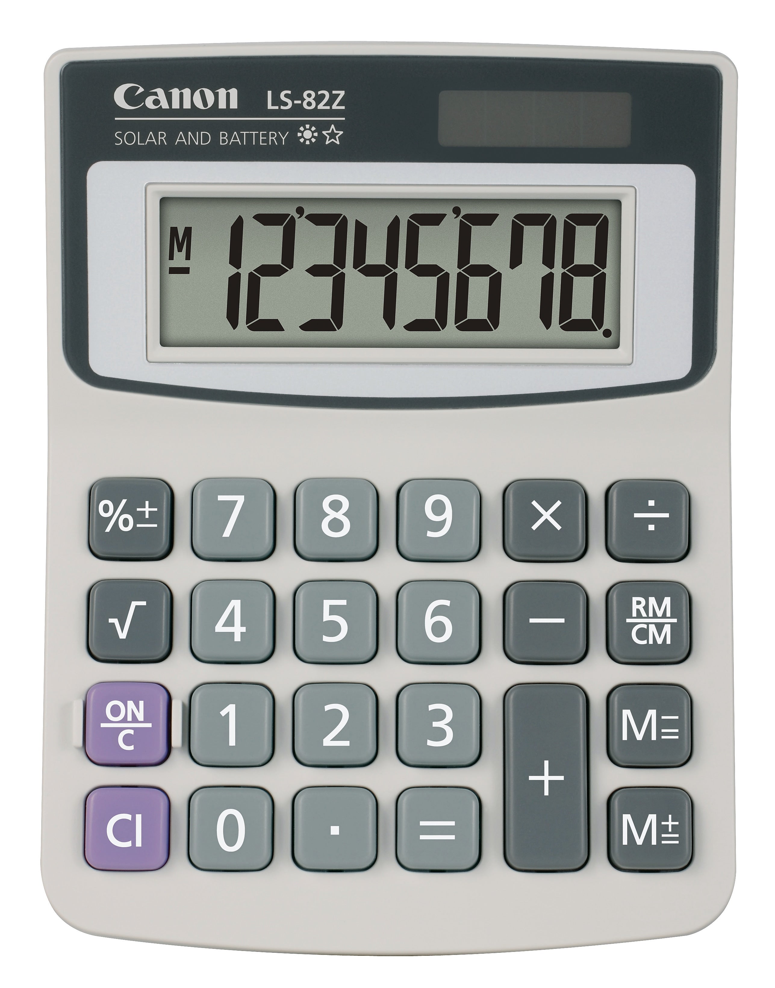 Canon LS-82Z 4075A007AA 8-Digit Portable Calculator, White