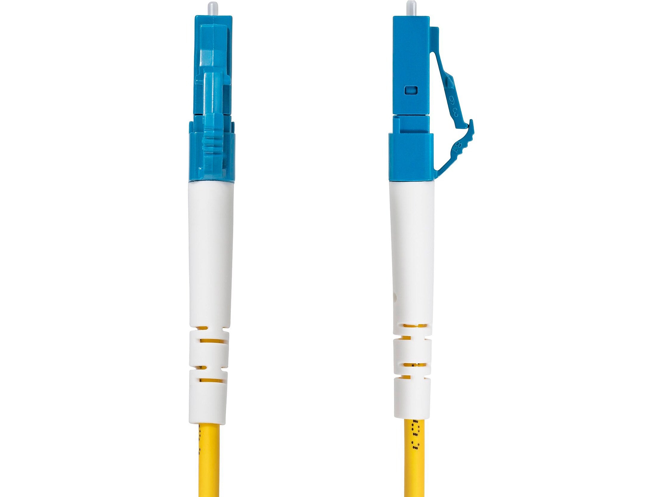 StarTech Simplex OS2 6.6' Single Mode Fiber Optic Cable, Yellow (SPSMLCSC-OS2-2M)
