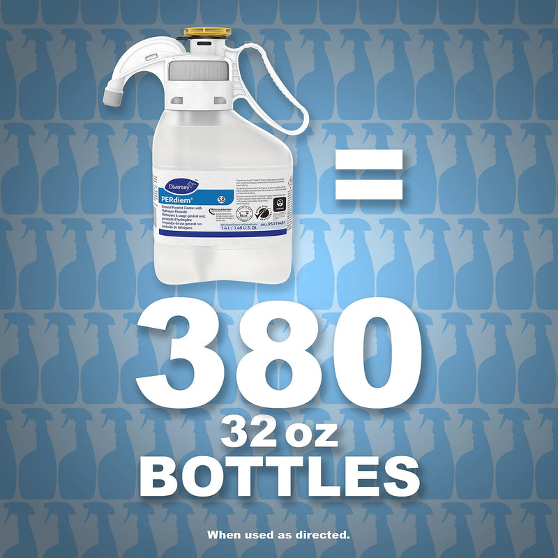 Perdiem 58 Multipurpose Cleaner for Diversey SmartDose, 1.4 L / 1.48 U.S. Qt. (95019481)