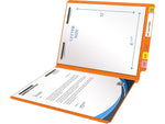 Medical Arts Press Heavy-Duty End Tab File Folder, Straight Cut, Letter-Size, Orange, 40/Box (S-09459-ORG)