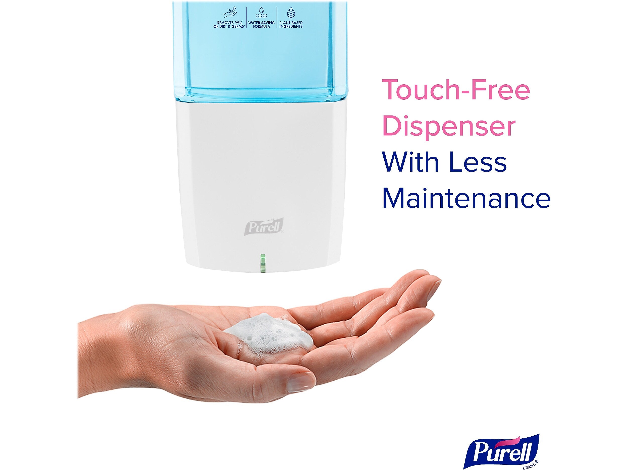 PURELL HEALTHY SOAP ES10 Automatic Wall Mounted Hand Soap Dispenser, White (8330-E1)