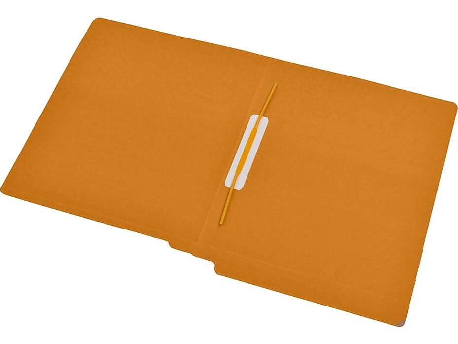 Medical Arts Press Reinforced End Tab File Folder, Straight Cut, Letter-Size, Goldenrod, 50/Box (S-09167-GLD)